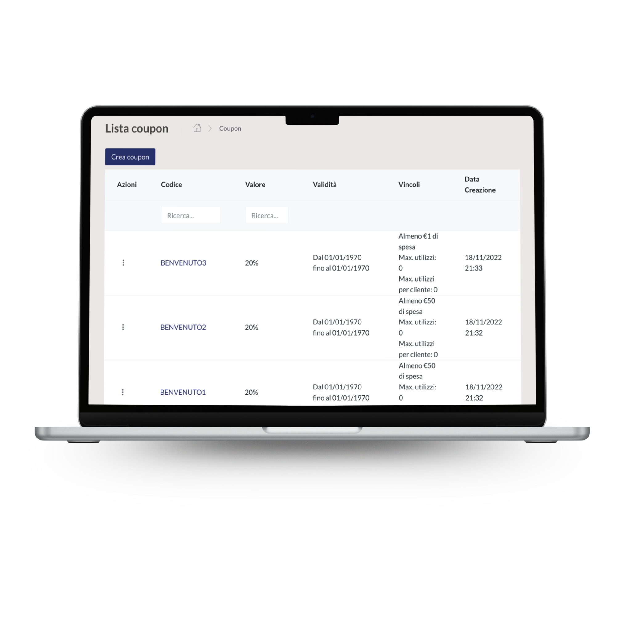 software gestionale con e-commerce integrato, vendita online